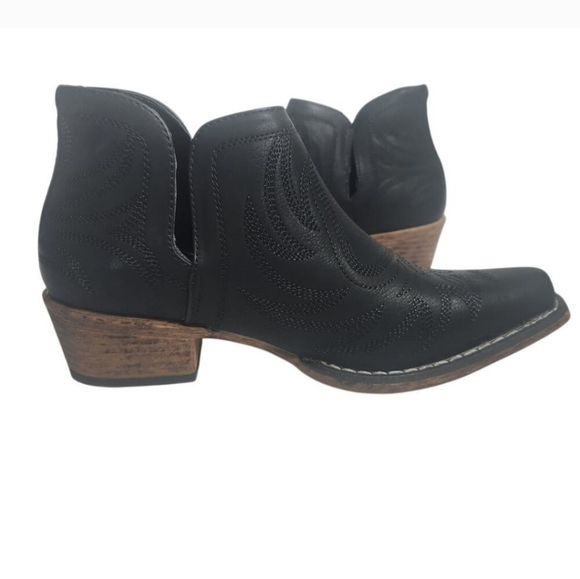 Roper Black Western Ankle Booties - Picture 4 of 8